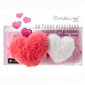 The Creme Shop 3D Teddy Headyband Plushie Spa Headband "Not Your Baby" Vegan